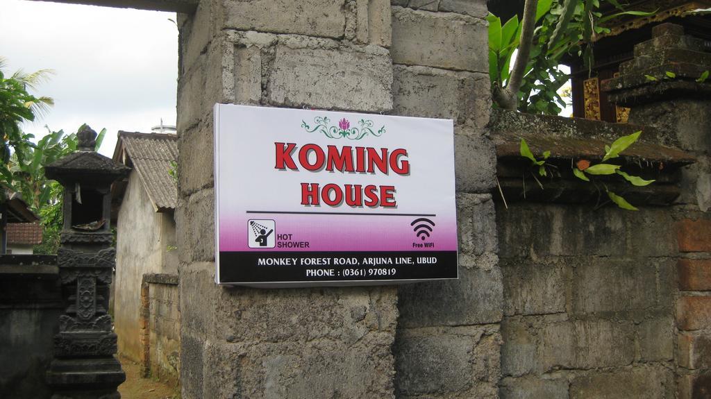 Koming House Ubud Eksteriør billede