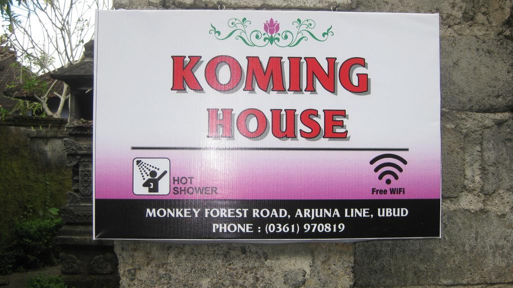 Koming House Ubud Eksteriør billede